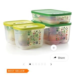 Tupperware fridgesmart containers (6 piece set) NWT